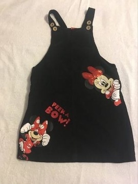 Śliczna spódniczka ogrodniczka  DISNEY -MINNIE 110