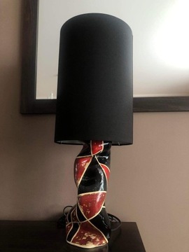 Ceramiczna lampka - rękodzieło 
