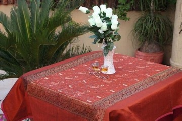 Jedwabny obrus dekoracyjny 110x160 cm "Kaszmirski 