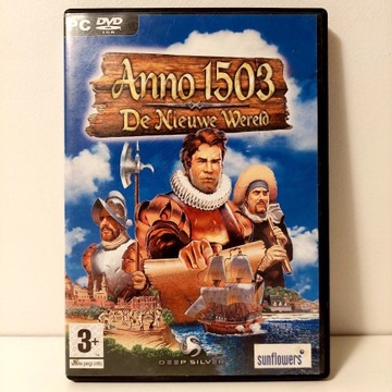 Anno 1503 Nowy Świat pc box dvd rom pudełko wersja pudełkowa gra gry game