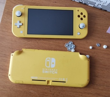 Nintendo Switch Lite - uszkodzone, na części. 