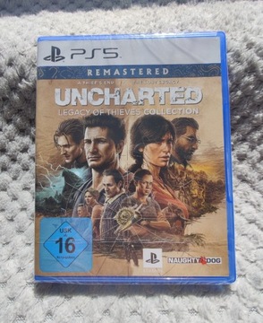 Uncharted Dziedzictwo Złodziei Remastered PS5 Nowa