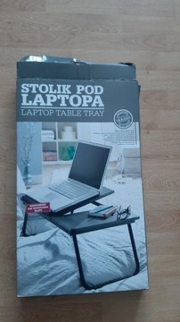 Regulowany stolik pod laptopa, 60x35x23,5cm.