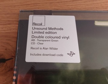 RECOIL Unsound Methods 2LP Color Vinyl LSTUMM159