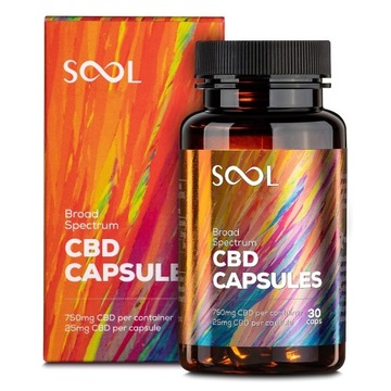 CBD Capsules 750 mg 30 pcs | SOOL (Pack of 10)