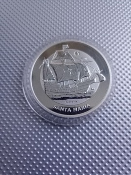 Srebrna moneta Santa Maria  