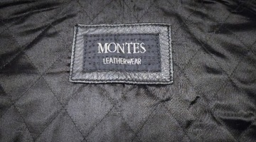 Montes leatherwear czarna kurtka skórzana XXL +