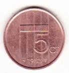 HOLANDIA ....5 centow ... 1983 ... KM 202