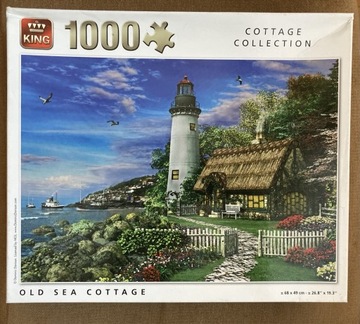 Puzzle 1000 elementów KING Old Sea Cottage