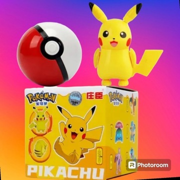 Figurka Pokemon Pikachu Pikatchu + Pokeball 