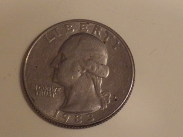 Moneta USA 25 centów Liberty QUARTER DOLLAR 1983