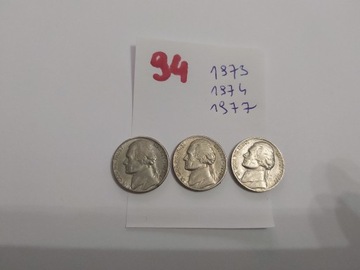 Moneta USA 5 cent 1973-77