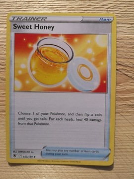 Karty pokemon Trener Sweet Honey 153/189