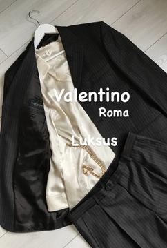 Garnitur Marynarka Spodnie Valentino Roma welna
