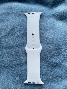 Pasek Apple Watch 42 / 44 / 45 S/M BIAŁY