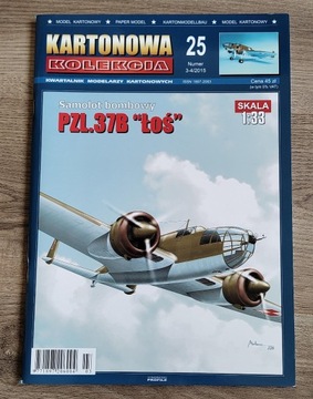 Kartonowa Kolekcja 25 PZL.37B Łoś