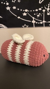 MaskotkaPluszak Amigurumi Pszczoła Handmade