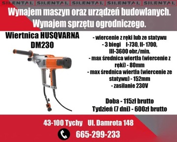 Wynajem wiertnicy HUSQVARNA DM230