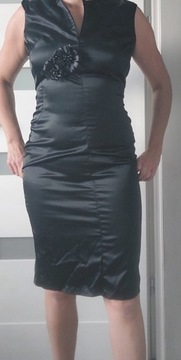Sukienka czarna elegancka  rozmiar 38