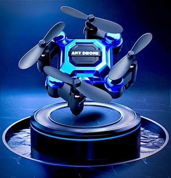 Mini dron niebieski