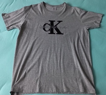 T-shirt Calvin Klein szara Nowy rozm. L