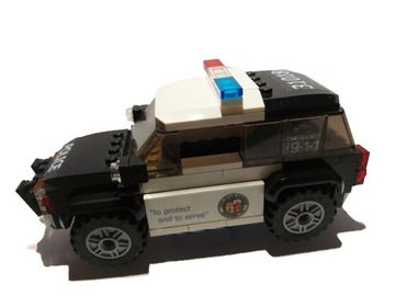 LEGO CITY POLICJA SUV stylizowany na LA Naklejki 