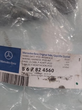 Mercedes B67824560 adapter Interface do Ipad