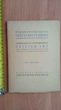 Wystawa współczesnej sztuki brytyjskiej - katalog 