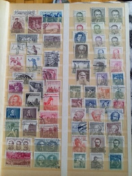 Album znaczki mieszane Czechosłowacja 