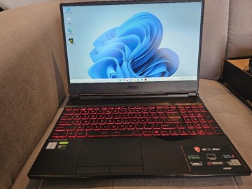 Laptop, netobook gamingowy MSI GL 65 I7, 16GB, 1TB