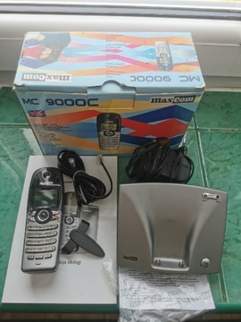 MAXCOM MC9000C Telefon bezprzewodowy+Ładowarka