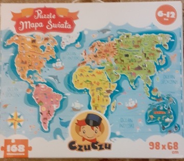 Puzle Mapa Świata