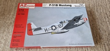 P-51B Mustang "Dorsal Fin USAAF-AZ Model (AZ 7588)