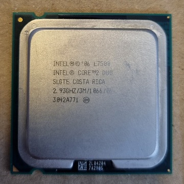 procesor intel Core2 Duo E7500 2 x 2,9 GHz