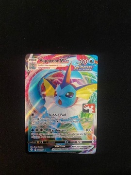 Pokemon Karta Vaporeon Vmax 030/203  Prize pack