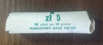 10 gr groszy1981r rulon rolka menniczy mennicza