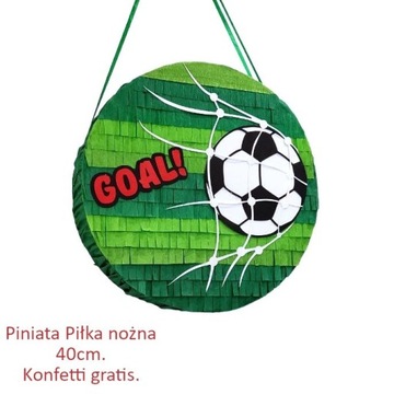 Piniata Piłka nożna / Football / Goal 40cm +gratis
