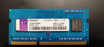 Pamięć RAM DDR3 Kingston ASU16D3LS1KBG/4G 4 GB