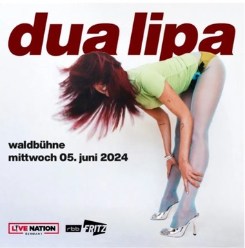 Dua Lipa koncert 3 bilety Berlin 05.06.2024