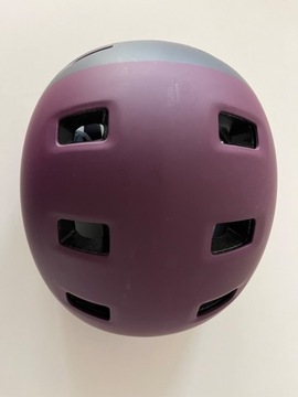 Kask do rolek Oxelo purple - grey 55-59 cm (M)
