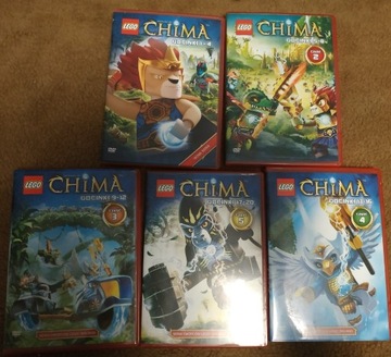 Kolekcja odcinków Lego Chima DVD *5 części* 