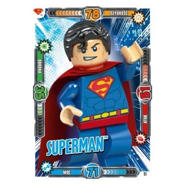 Karty Lego Batman TCG nr 11 Superman