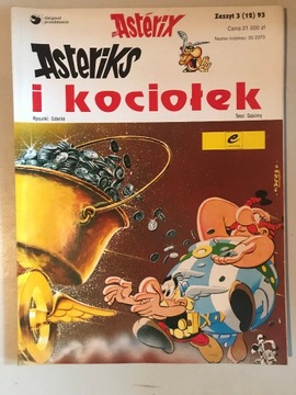 Komiks Asterix i Obelix. Zeszyt 3(12) 93. Asteriks i kociołek.