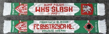 Szal Śląsk Wrocław Miedz Lechia Motor  firma OK