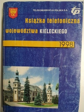 Książka telefoniczna woj kieleckiego 1998 r