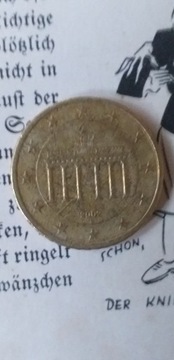 50 euro cent 2002 Niemcy 