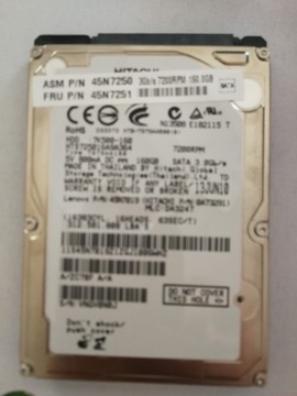 Dysk 160GB 2,5" HGST