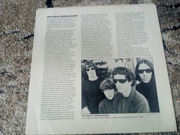 The Velvet Underground wkładka do lp