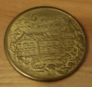 5 dukatów rybnickich moneta lokalna Rybnik
