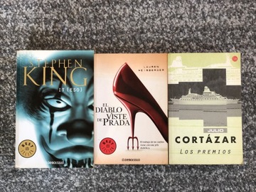 Stephen King, Julio Cortazar, Lauren Weisberger